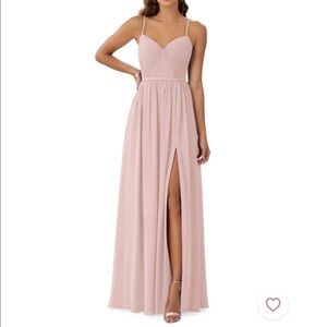 Dusty Rose Azazie Zuma Bridesmaid Dress